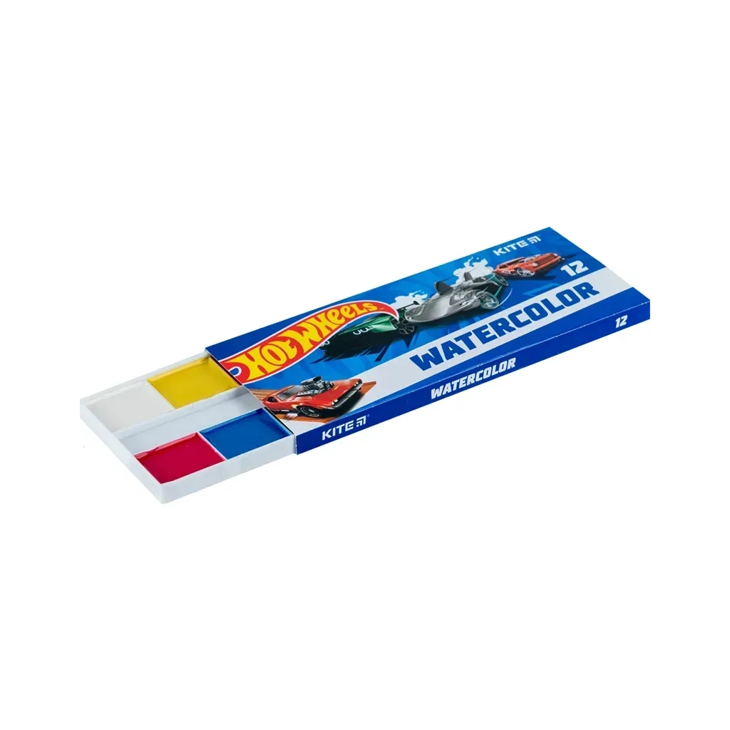 Акварельні фарби Kite Hot Wheels 12 кольорів (HW23-041) - зображення 2