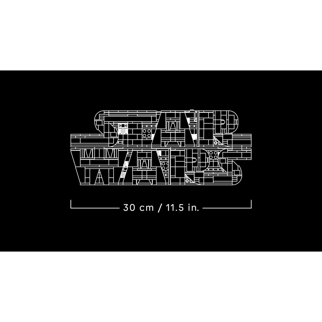 Конструктор LEGO Star Wars Логотип з кубиків Зоряні війни (75407) - зображення 5