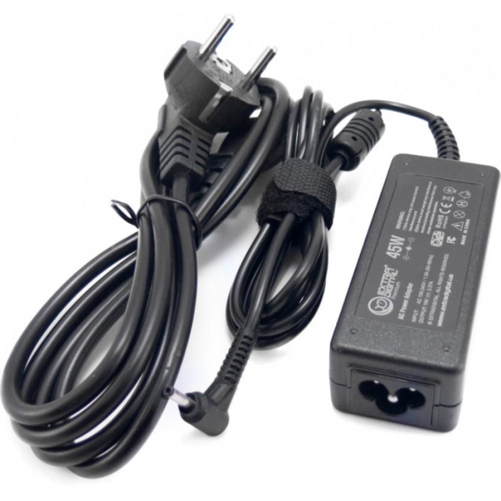 Блок живлення до ноутбуку Extradigital Acer 19V, 2.37A, 45W (3.0x1.1) (PSA3875) - зображення 1