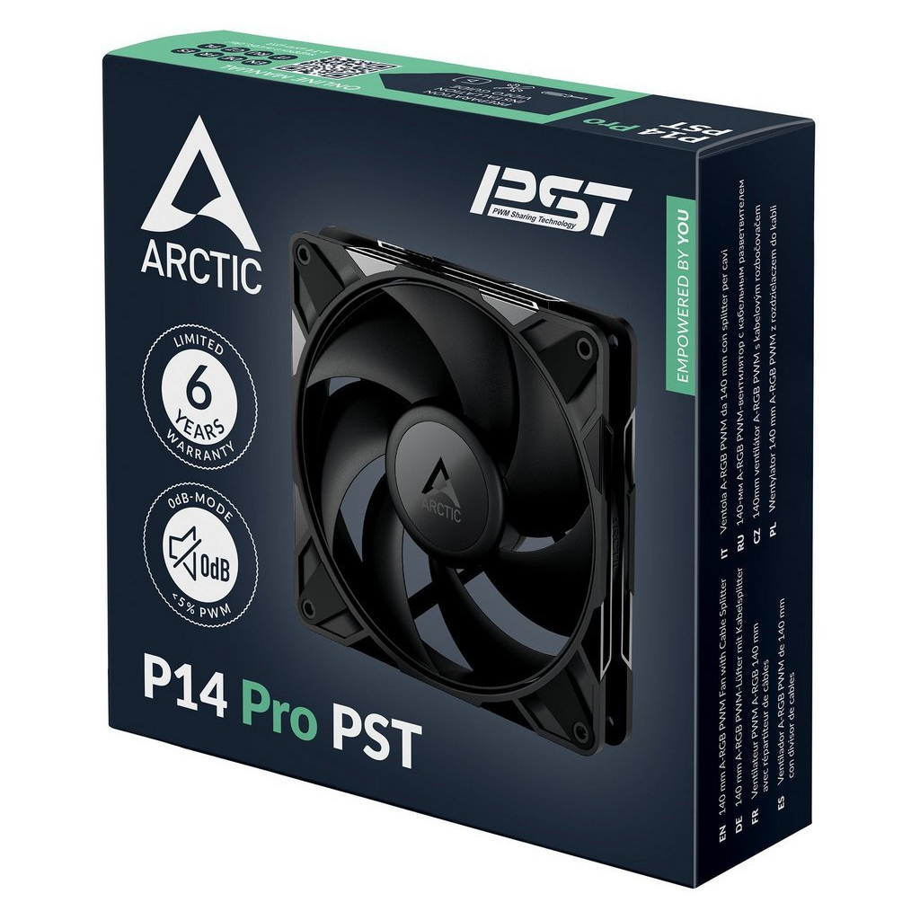 Кулер до корпусу Arctic P14 PRO PST (ACFAN00314A) - зображення 6