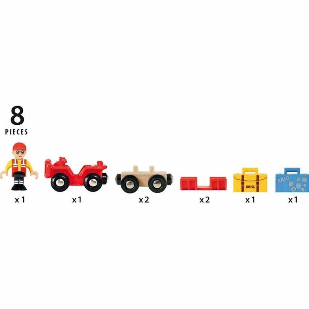 Залізниця Brio World Автокар (33893) - зображення 3