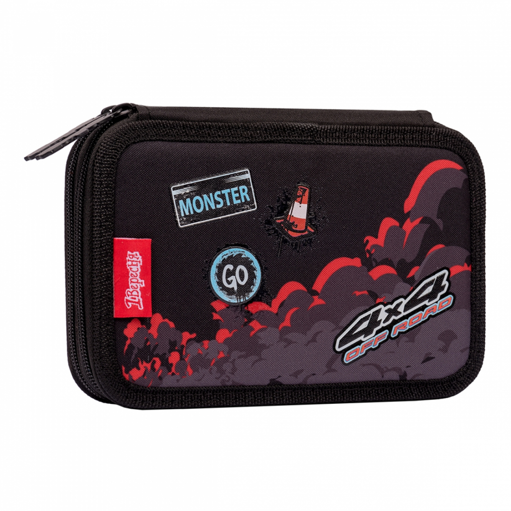 Пенал 1 вересня Monster Truck HP-01 подвійний (532975) - зображення 2
