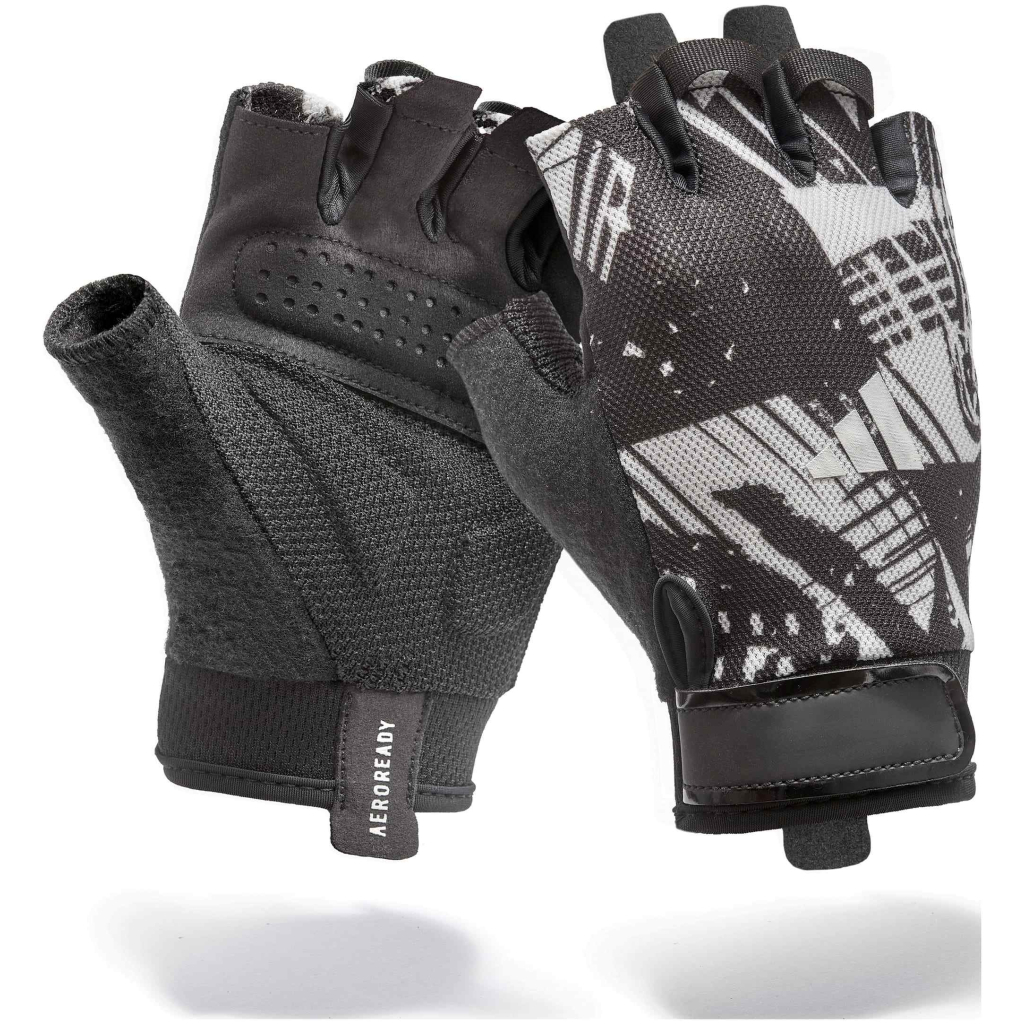 Рукавички для фітнесу Adidas Essential Training Gloves ADGB-15002AB чорний, сірий M (885652026956) - изображение 5