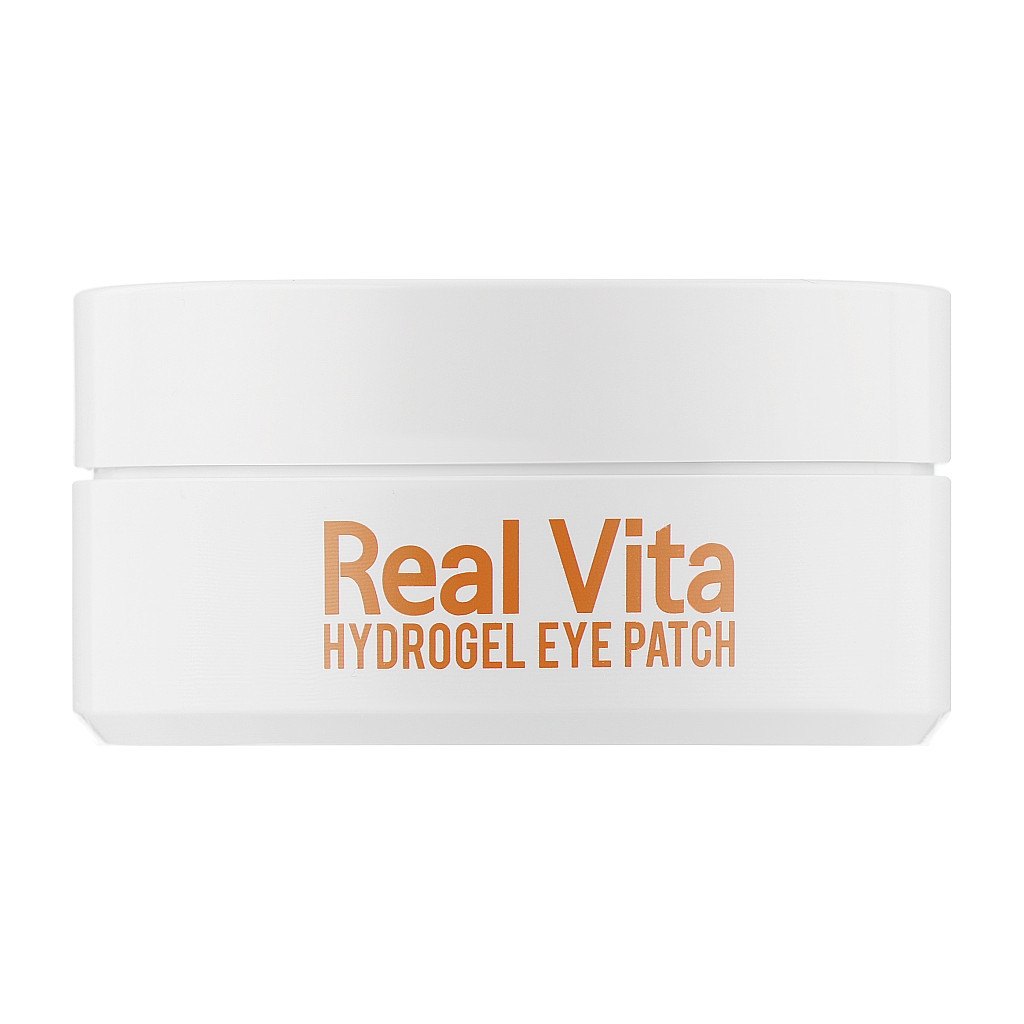Патчі під очі Prreti Real Vita Hydrogel Eye Patch Гідрогелеві З вітаміном С 60 шт. (8809541199240) - зображення 1