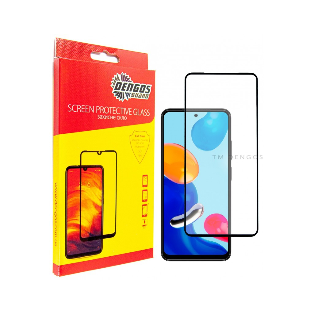 Скло захисне Dengos Full Glue Xiaomi Redmi Note 11/11s (TGFG-227) - зображення 1