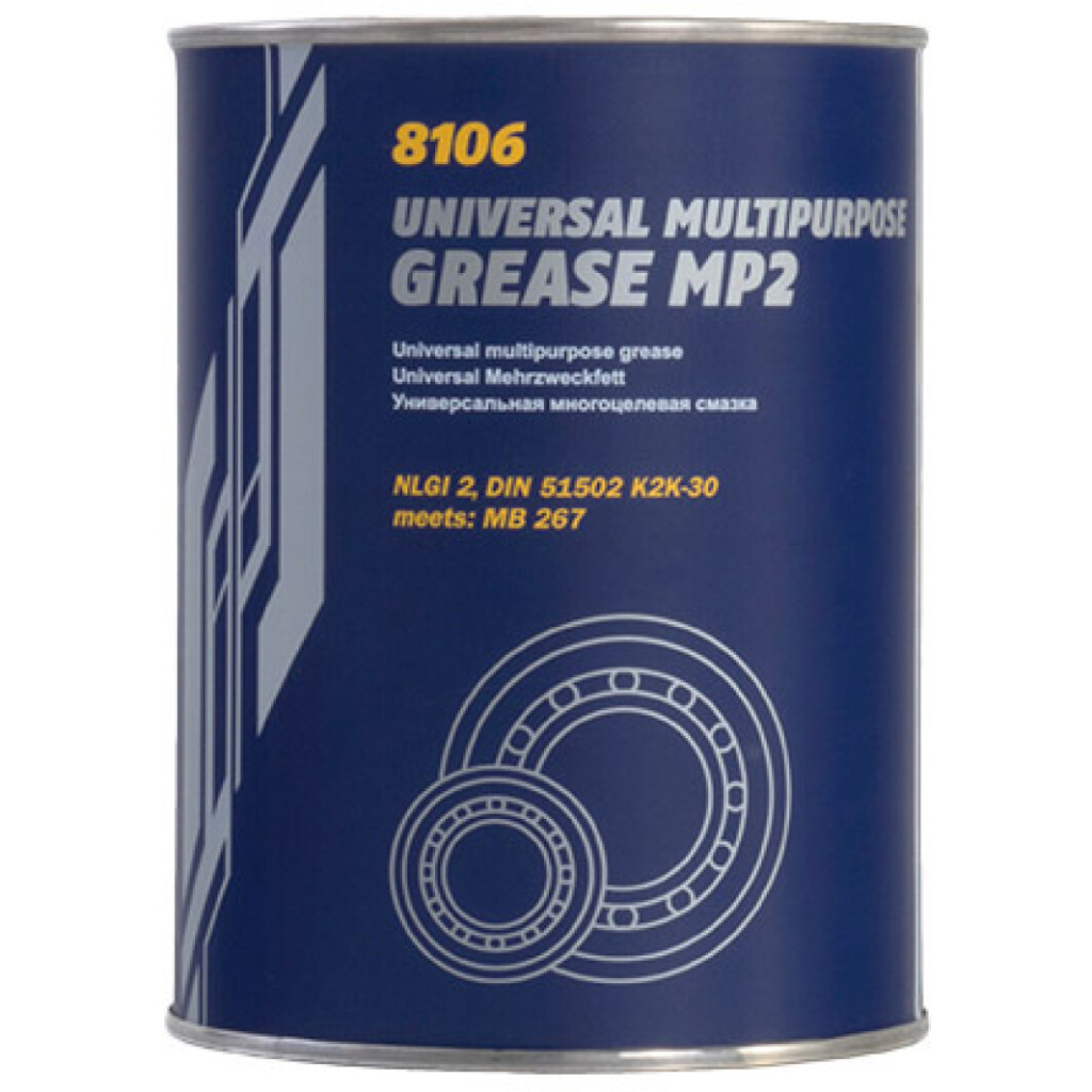 Мастило автомобільне Mannol MP-2 Universal Mehrzweckfett 0,8 kg (8106) - зображення 1