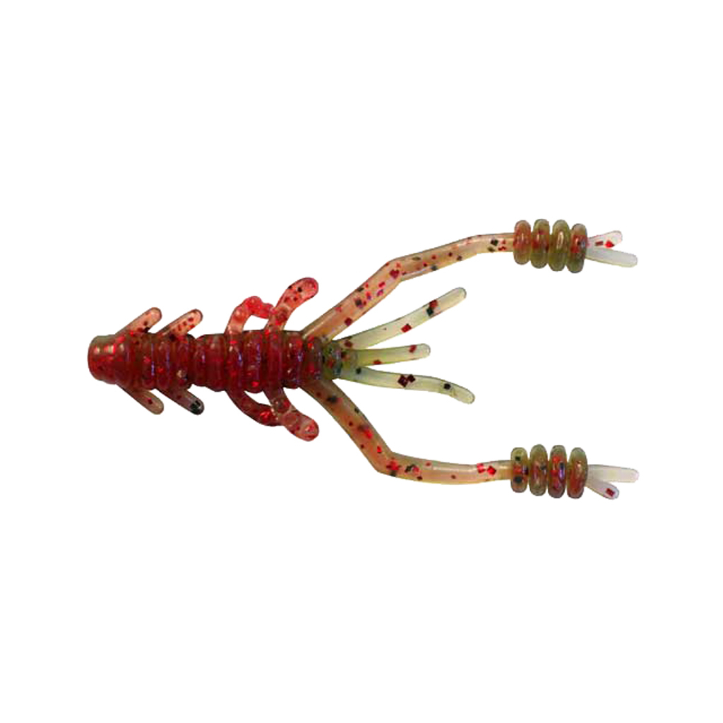 Силікон рибальський Reins Ring Shrimp 3" B20 Tomato Craw (8 шт/уп.) (1552.06.03) - зображення 1