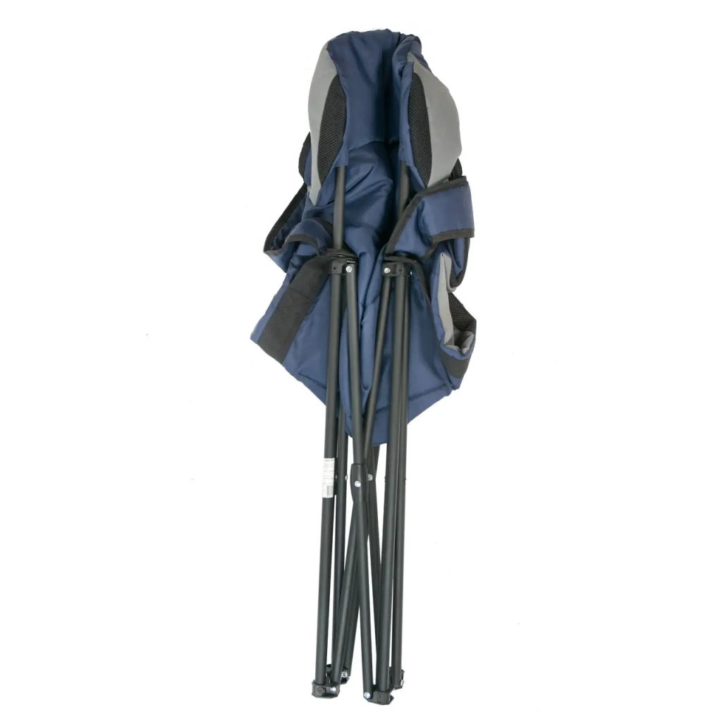 Крісло складане NeRest NR-34 Турист Grey/Blue (4820211100506_1) - зображення 4