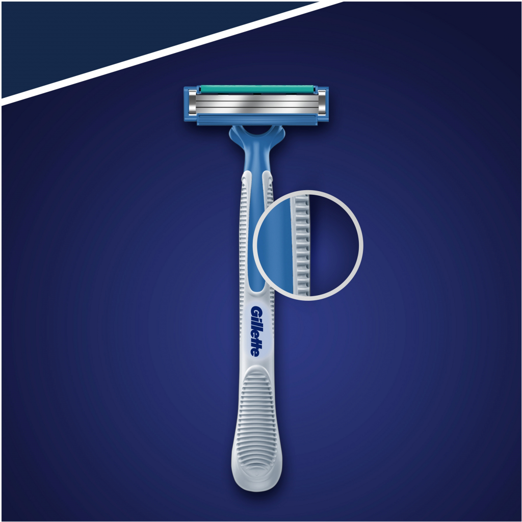 Бритва Gillette Blue Simple3 одноразова 4 шт. (7702018429622) - зображення 4