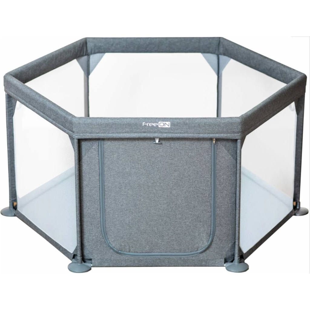 Дитячий манеж FreeON HEXAGON Grey (44459) - зображення 1