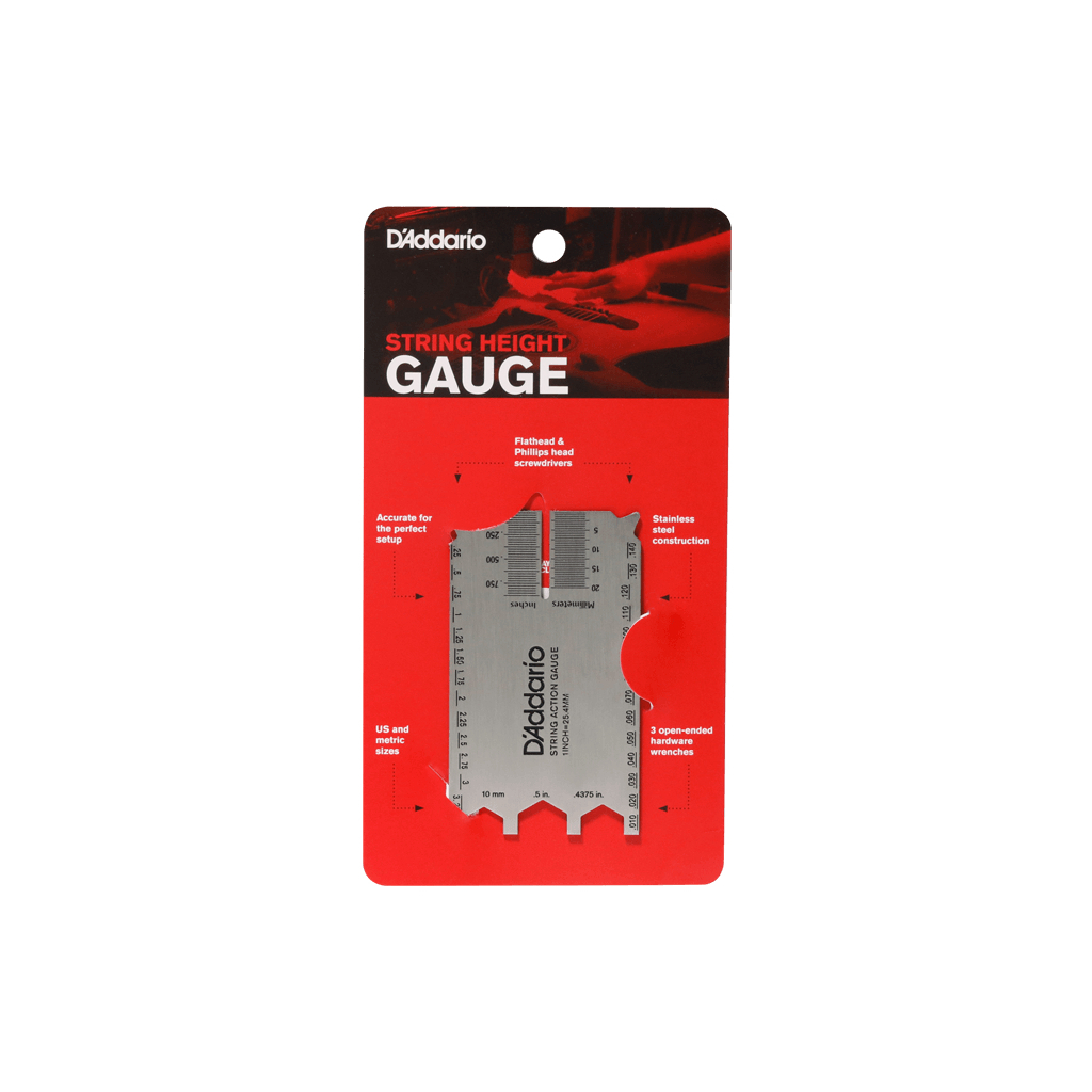 Засіб для догляду за гітарою D'Addario String Height Gauge Вимірювач висоти струн (PW-SHG-01) - изображение 2