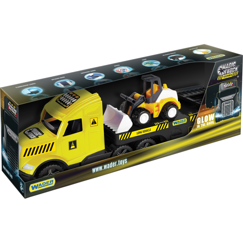 Спецтехніка Wader Magic Truck Technic з бульдозером (36430) - зображення 2