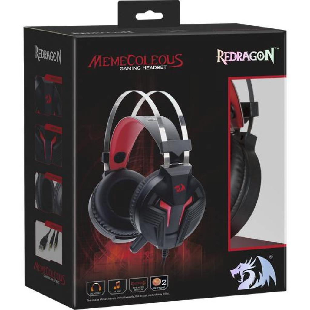 Навушники Redragon Memecoleous Black-Red Vibration (75096) - зображення 2