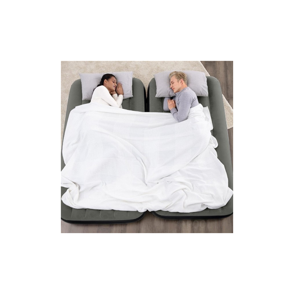 Матрац надувний BestWay 3в1 99 х 188 х 25/51 см Чорний (BW 67922) - зображення 3