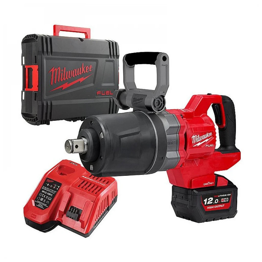 Гайковерт Milwaukee високомоментний 1'' 2711 Нм M18 FUEL ONEFHIWF1DS-121C (4933472072) - изображение 12