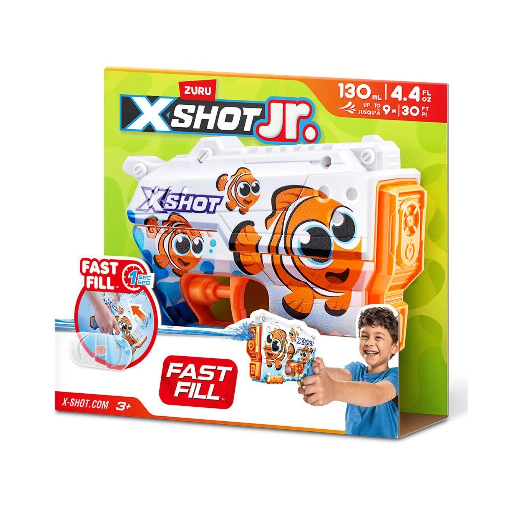 Іграшкова зброя Zuru X-Shot Водний бластер Junior Fast-Fill Рибка (118143A) - зображення 3