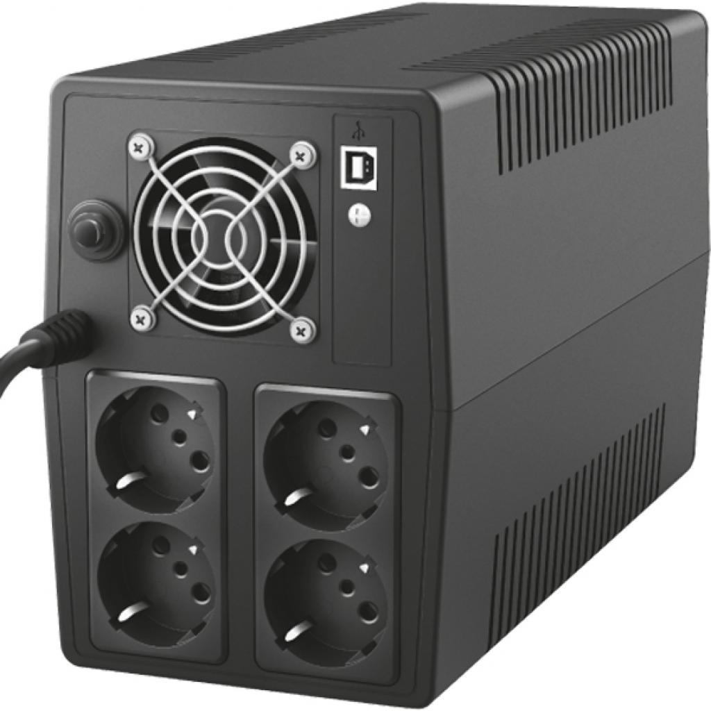 Пристрій безперебійного живлення Trust Paxxon 1000VA UPS 4 Outlets (23504_TRUST) - зображення 4