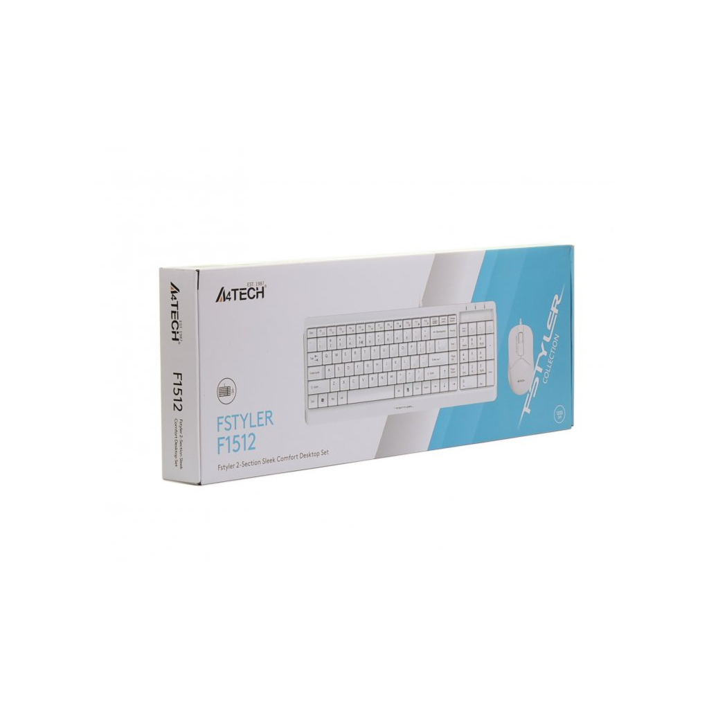 Комплект A4Tech F1512 White (4711421958004) - зображення 9