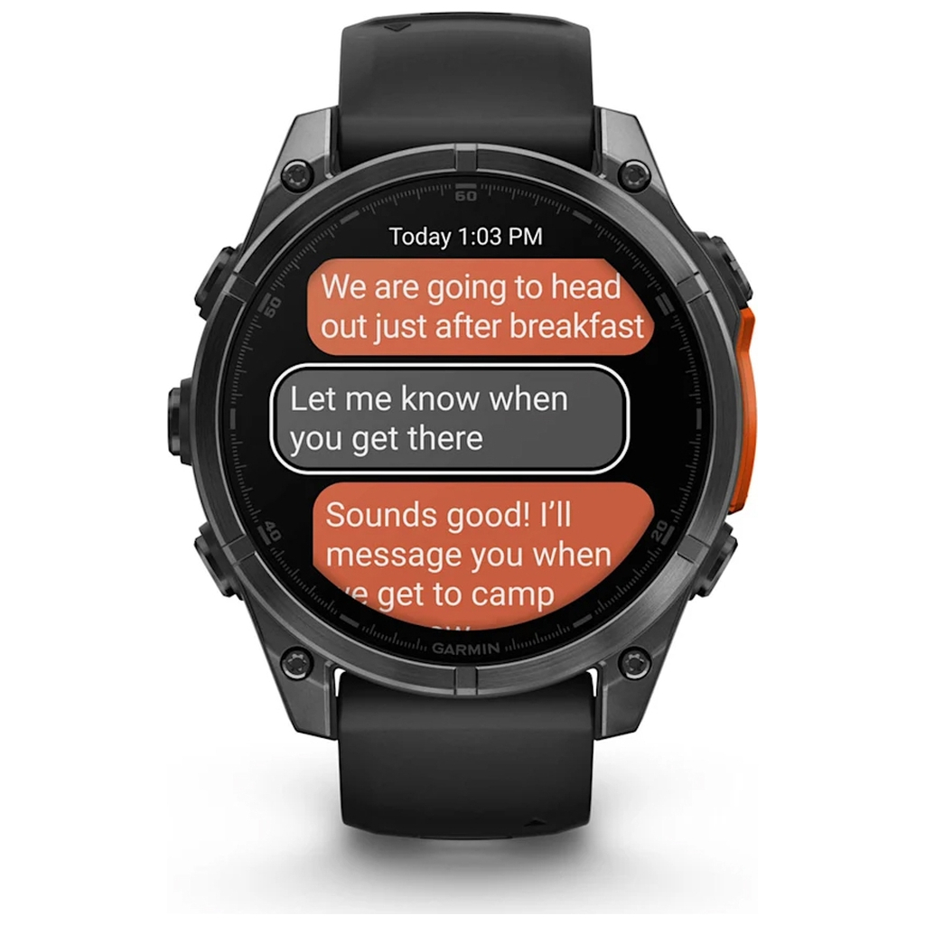 Смарт-годинник Garmin fenix 8 47mm, AMOLED, Glass/SS, SlateGray Steel/Black, BlkBnd, GPS (010-02904-00) - зображення 10
