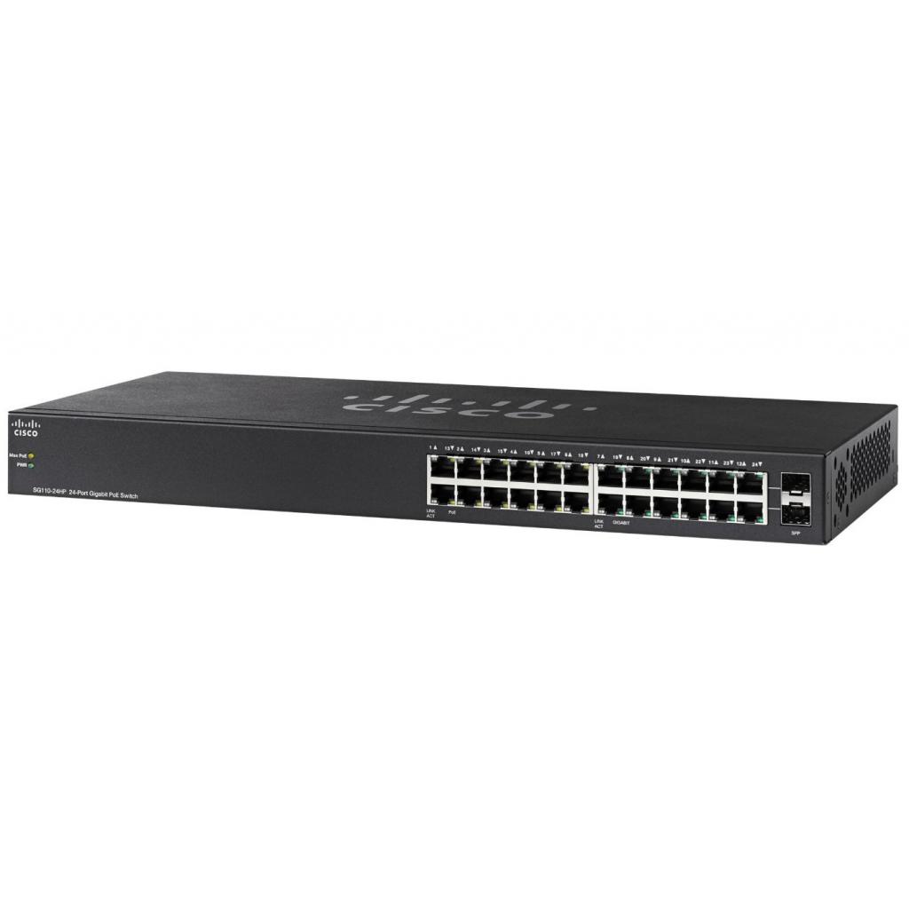 Комутатор мережевий Cisco SG110-24-EU - зображення 1