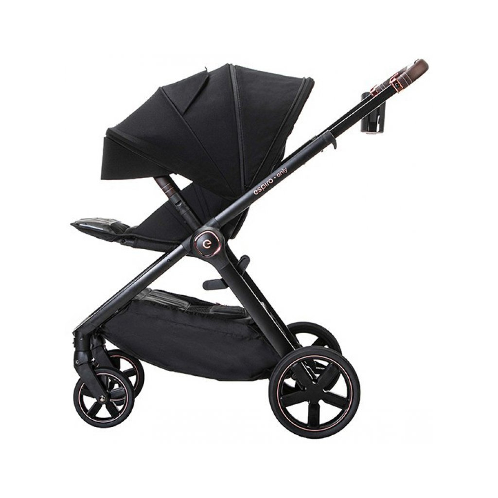 Коляска Espiro 2 в 1 Only 407 Monument Gray Gel (5905683801195) - зображення 10