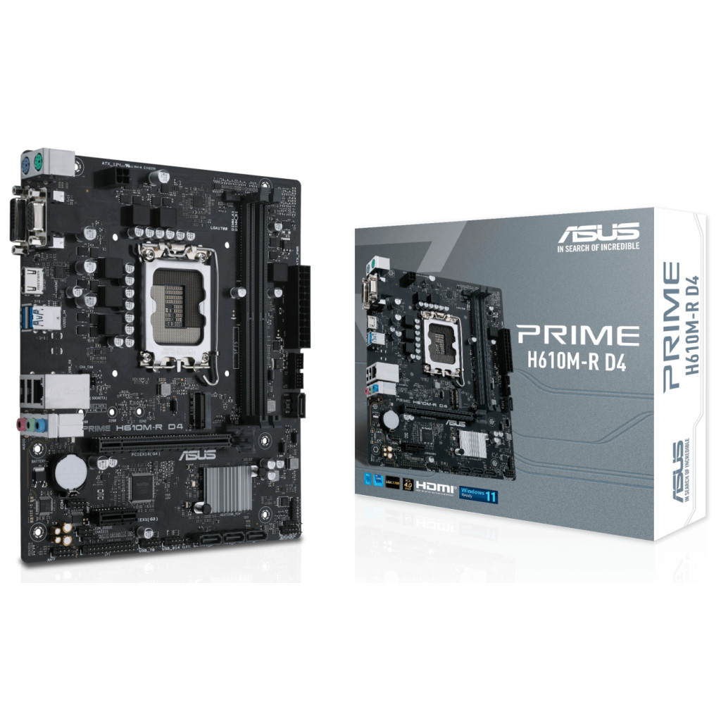 Материнська плата ASUS PRIME H610M-R D4-SI - зображення 2