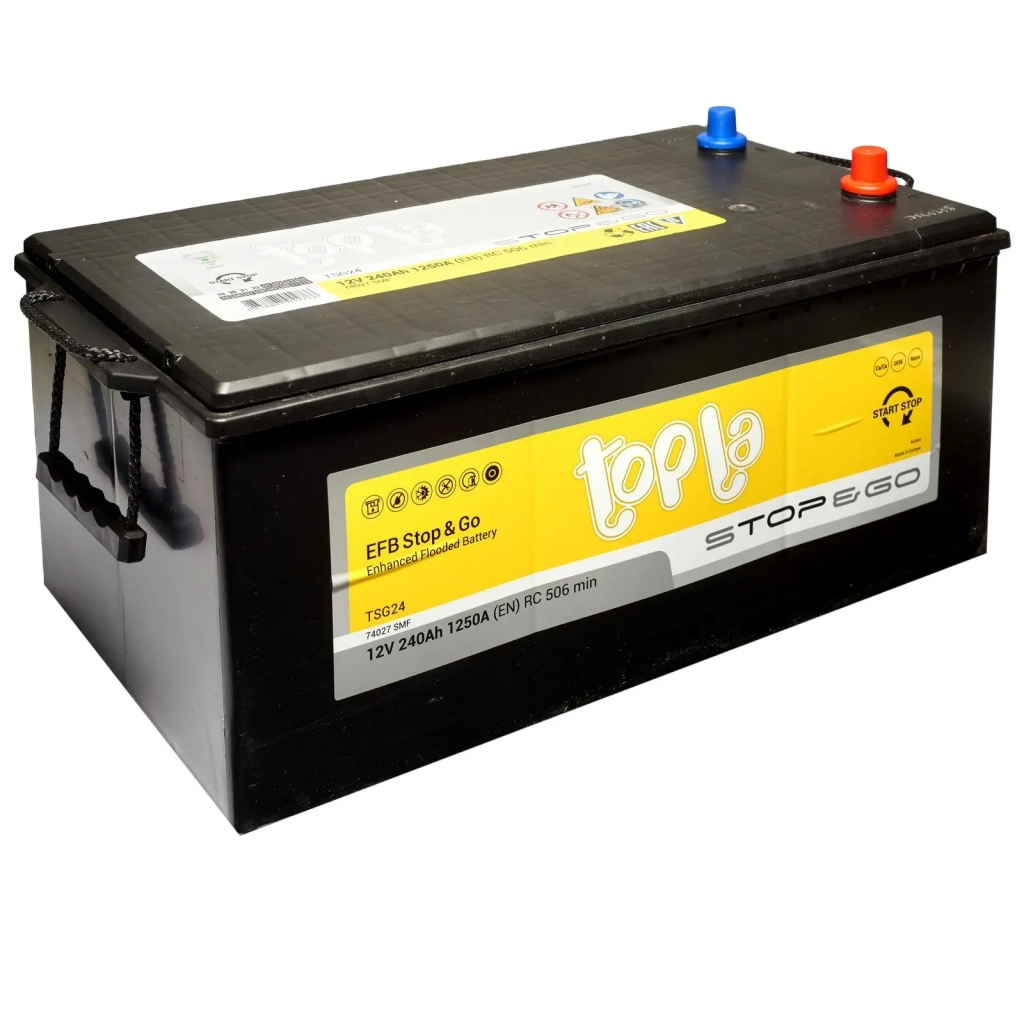 Акумулятор автомобільний Topla 240 Ah/12V EFB Truck (454 612) - зображення 2