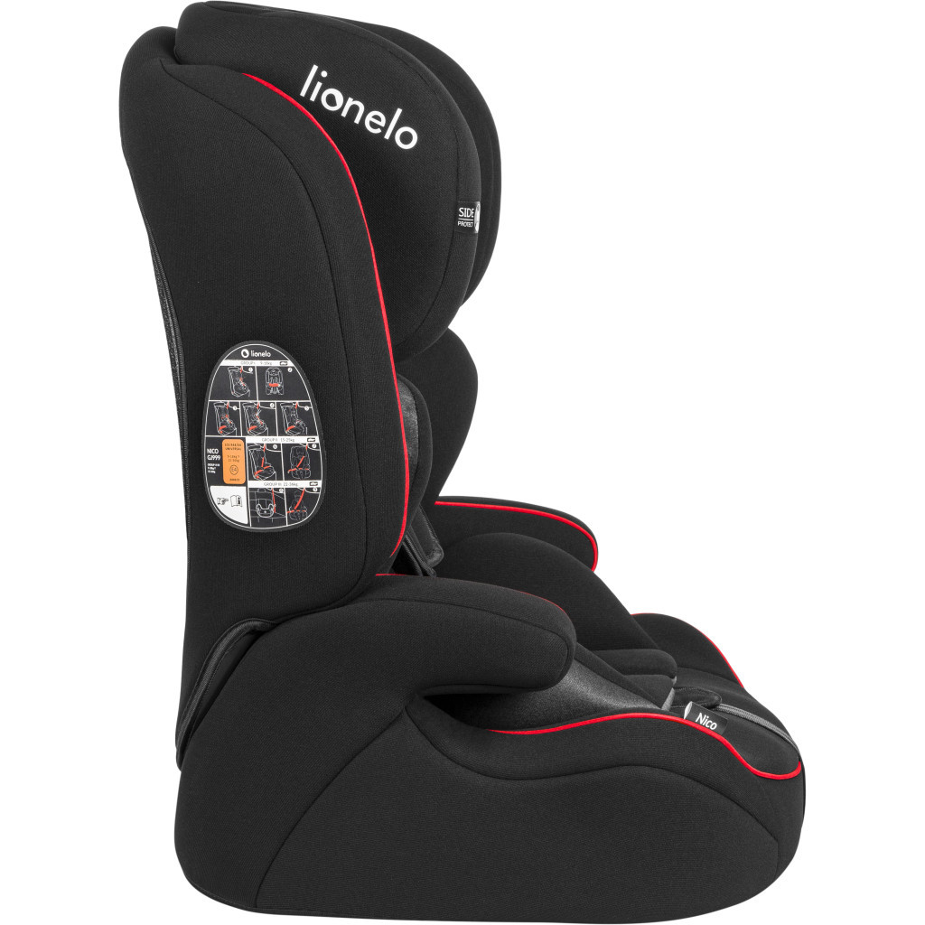 Автокрісло Lionelo NICO BLACK RED (LO-NICO BLACK RED) - зображення 8