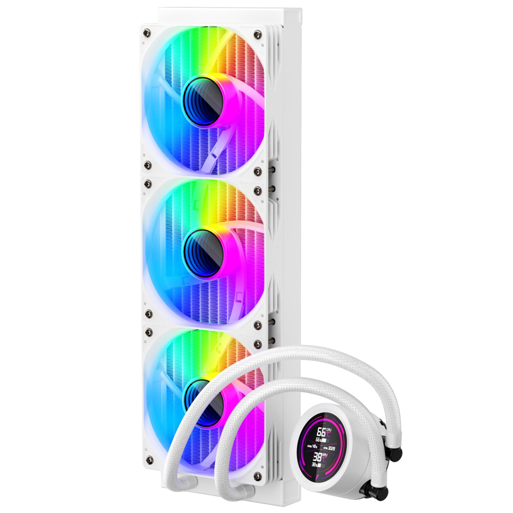 Система рідинного охолодження 1stPlayer TS4-360-WH - зображення 5