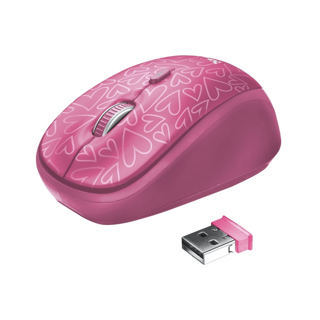 Чохол до ноутбука Trust 15.6" Yvo Mouse & Sleeve Pink+ mouse (23443) - зображення 2