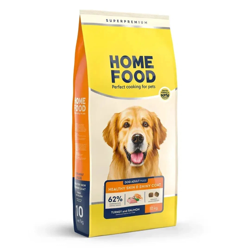 Сухий корм для собак Home Food ADULT MAXI з індичкою та лососем 10 кг (4820235020408) - зображення 1