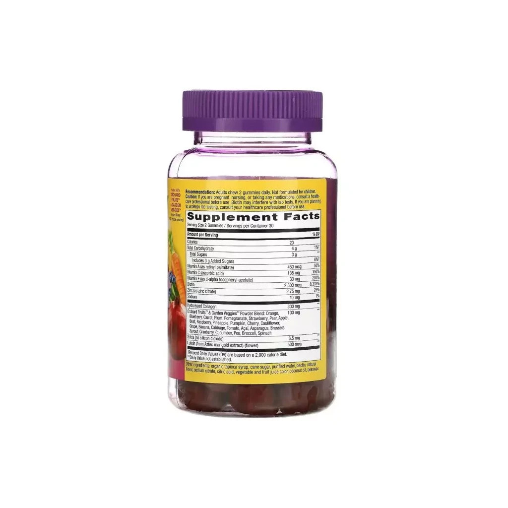 Вітамінно-мінеральний комплекс Nature's Way Краса Волосся, шкіри та нігтів з колагеном та біотином, (NWY-11973) - изображение 2