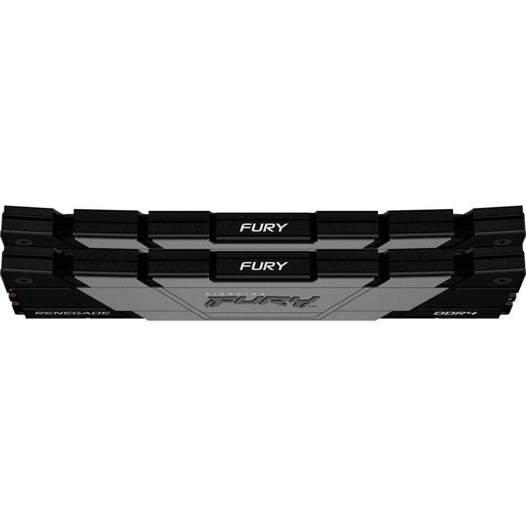 Модуль пам'яті для комп'ютера DDR4 16GB (2x8GB) 4800 MHz Renegade Black Kingston Fury (ex.HyperX) (KF448C19RB2K2/16) - зображення 3