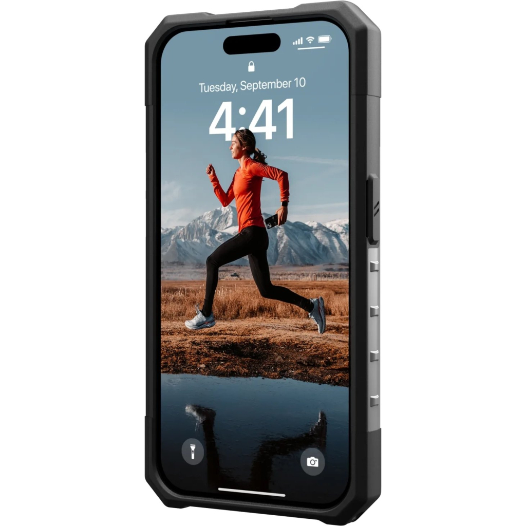Чохол до мобільного телефона UAG Apple iPhone 15 Pro Max Plasma, Ash (114304113131) - зображення 5
