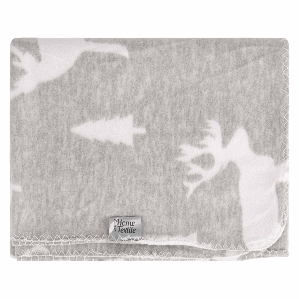 Плед Ardesto Christmas Fleece 130x160см, 100% поліестер, олені (ART0716PB) - зображення 7