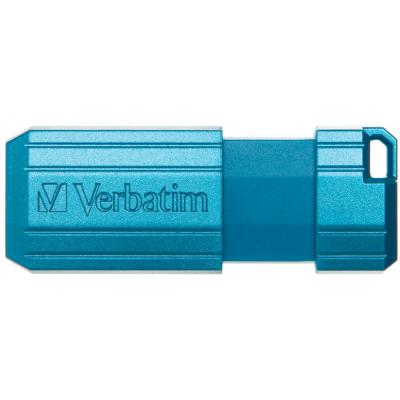USB флеш накопичувач Verbatim 32GB Store 'n' Go PinStripe Blue USB 2.0 (49057) - зображення 1