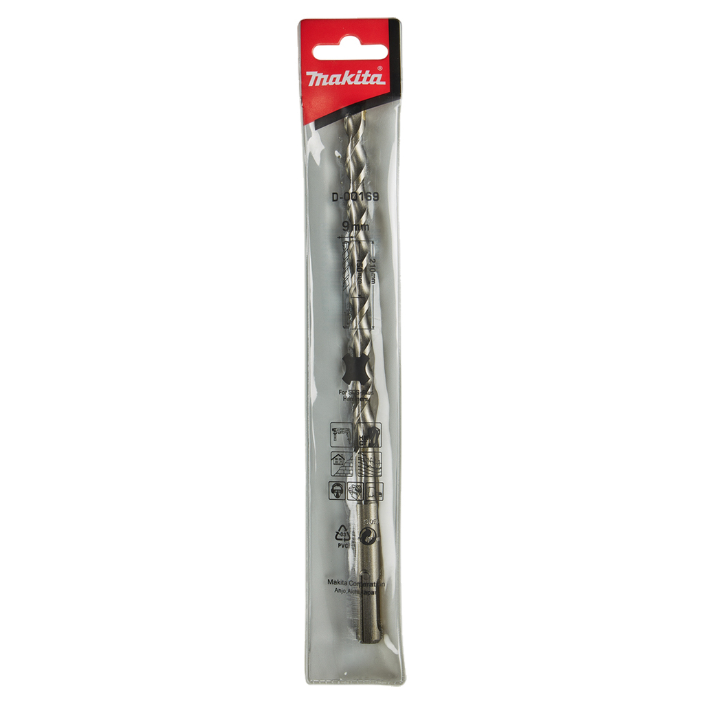 Бур Makita SDS-PLUS 9x210 мм (D-00169) - зображення 2