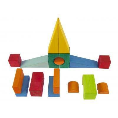 Конструктор Nic деревянный Тоскана с тележкой 17 эл. (NIC523316) - зображення 6