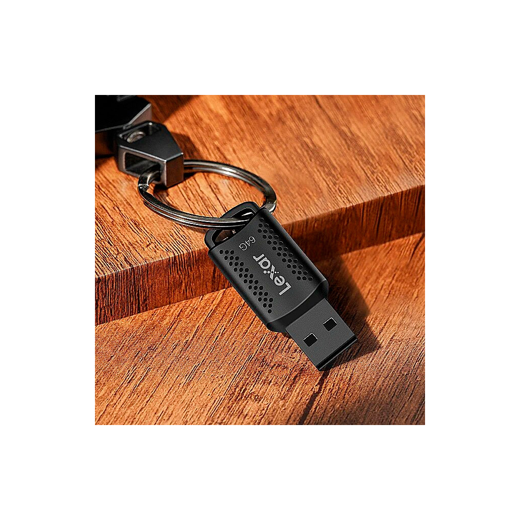 USB флеш накопичувач Lexar 64GB JumpDrive V400 Black USB 3.0 (LJDV400064G-BNBNG) - изображение 10