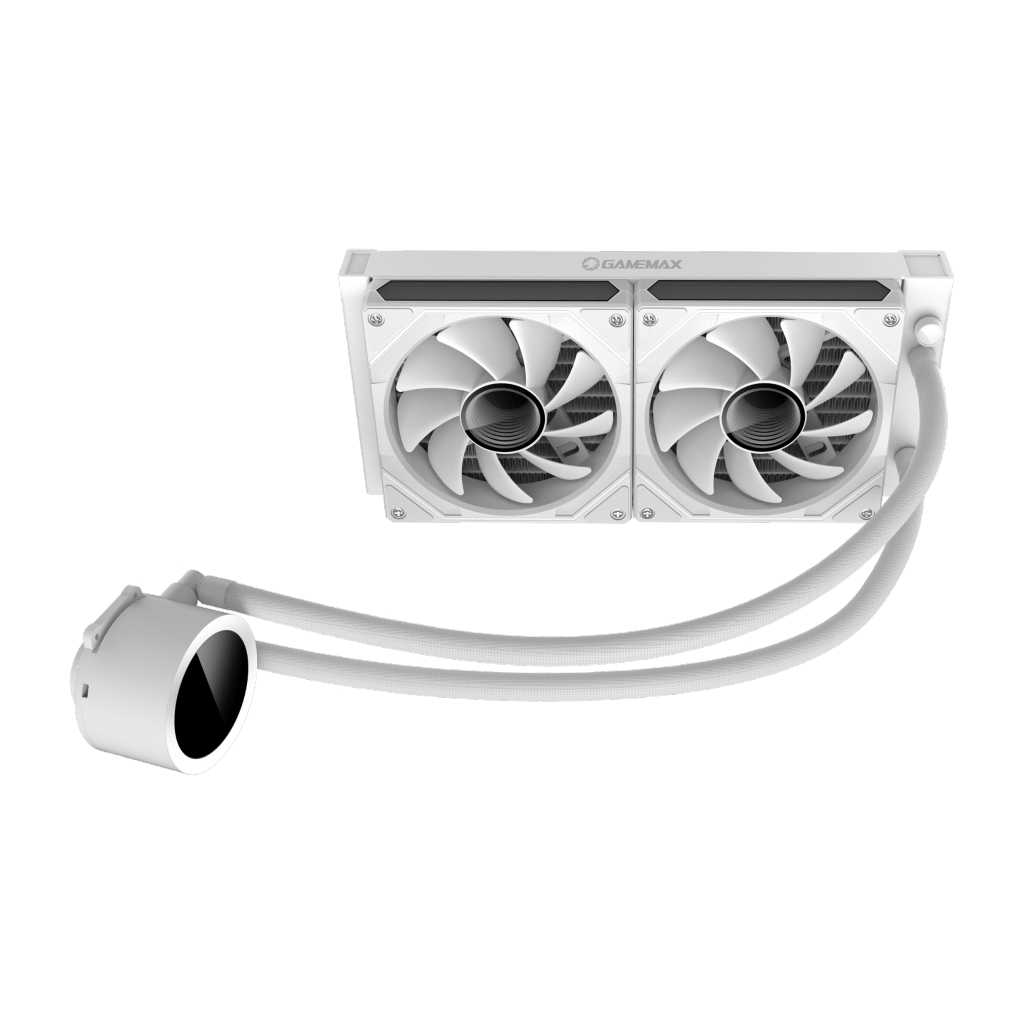 Система рідинного охолодження Gamemax IceBurg 240 Digital WH - зображення 4