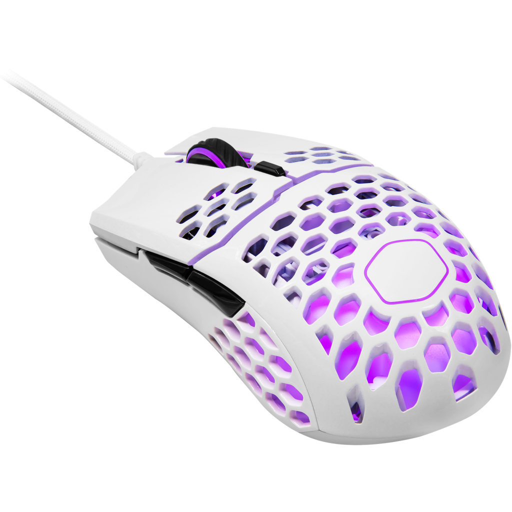 Мишка CoolerMaster MM711 USB Glossy White (MM-711-WWOL2) - зображення 1
