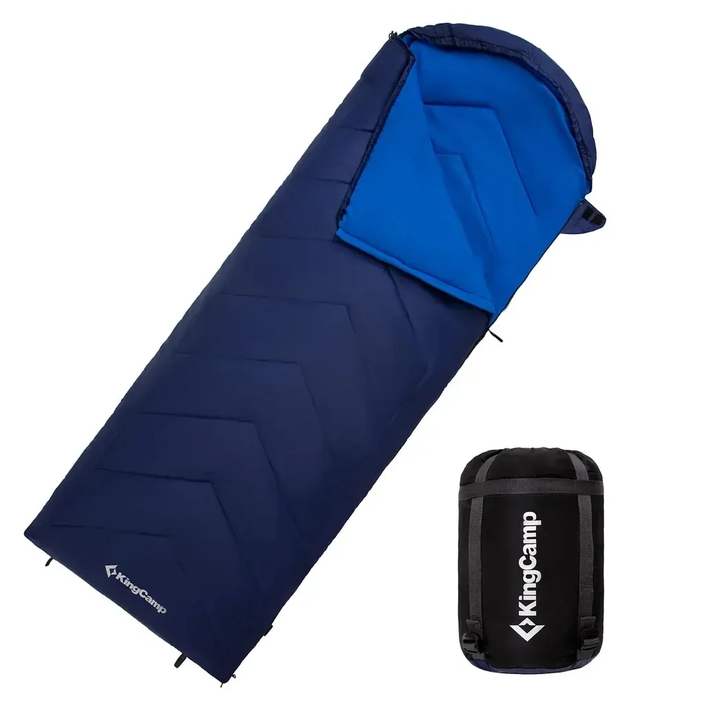 Спальний мішок KingCamp Huron 250 Navy (KS2421_NAVY_L) - зображення 6