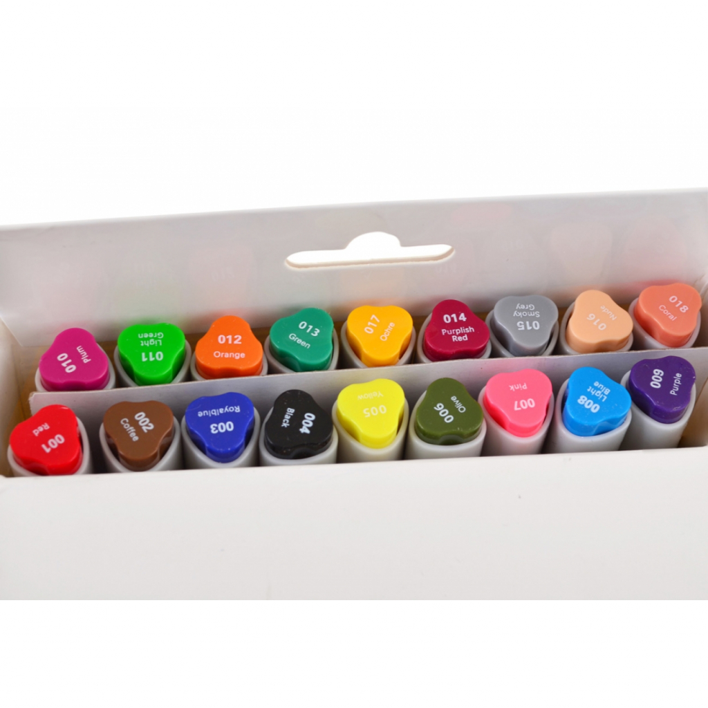 Художній маркер Santi набір двосторонніх sketch 18 шт (390527) - зображення 2