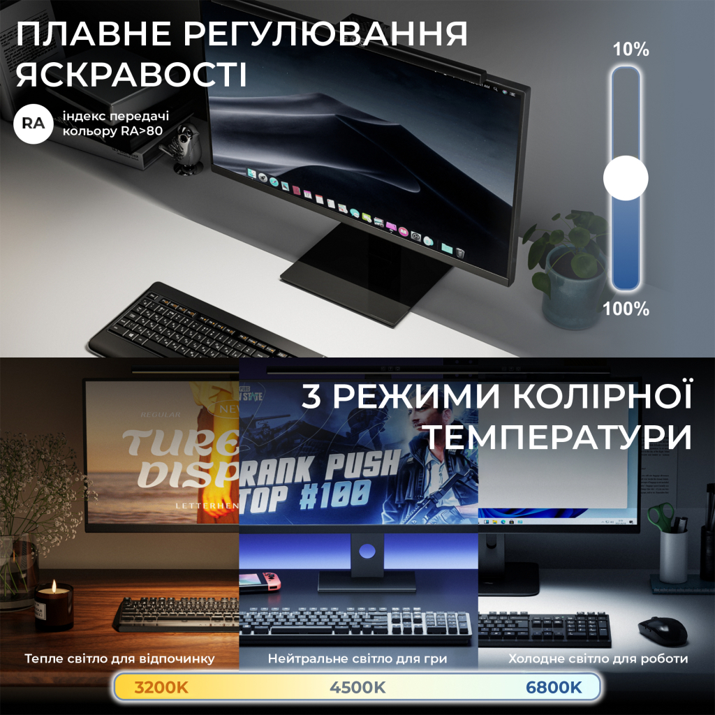 Настільна лампа OfficePro на монітор SL050B (SL050B) - зображення 8