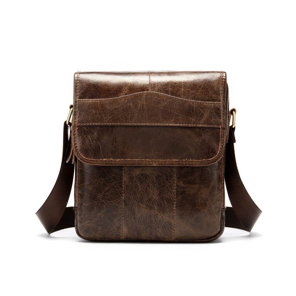 Сумка Vintage З натуральної гладкої шкіри Коричнева (14945) - зображення 1