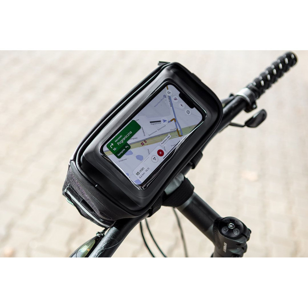 Велосумка на кермо Neo Tools 600D 23х12х 7 см Black (91-009) - зображення 2