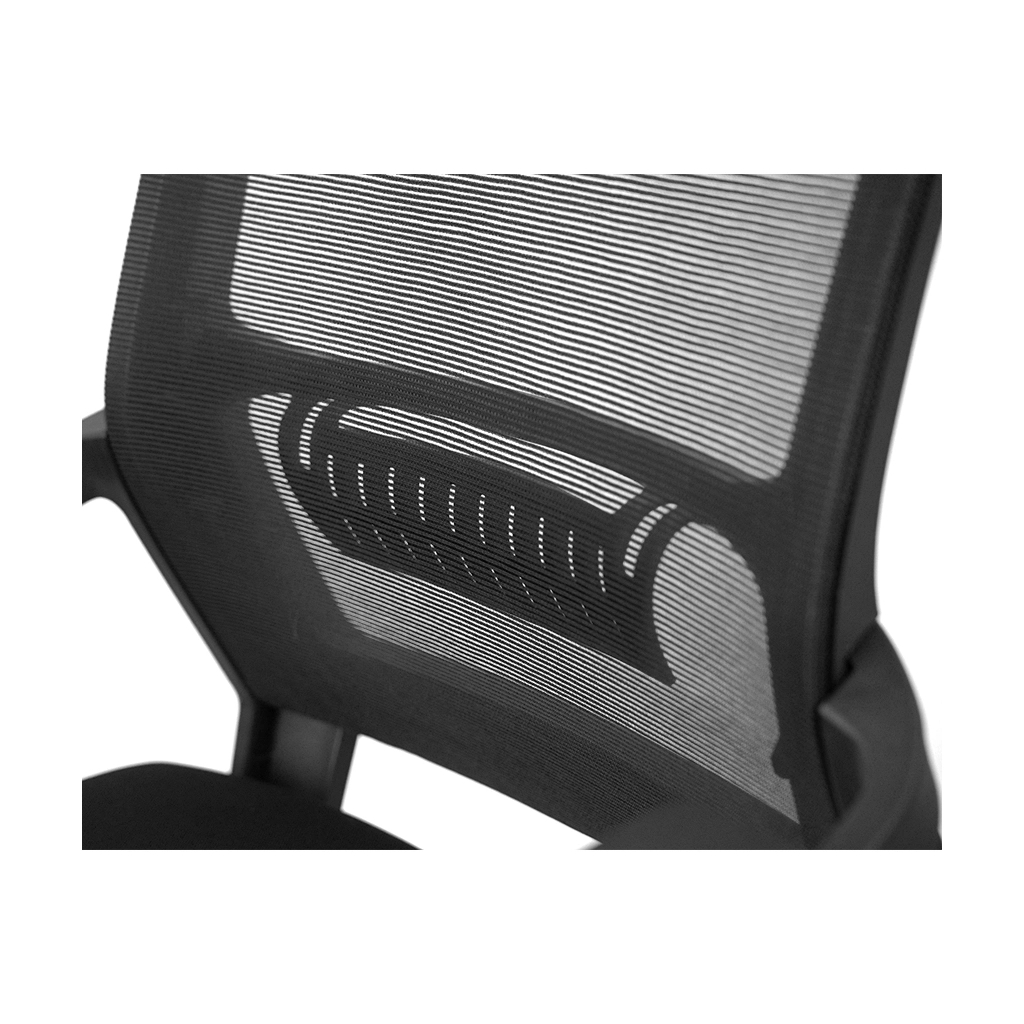 Офісне крісло Аклас Ленні TILT Чорний (Чорний/Чорний) (00163487) - зображення 7