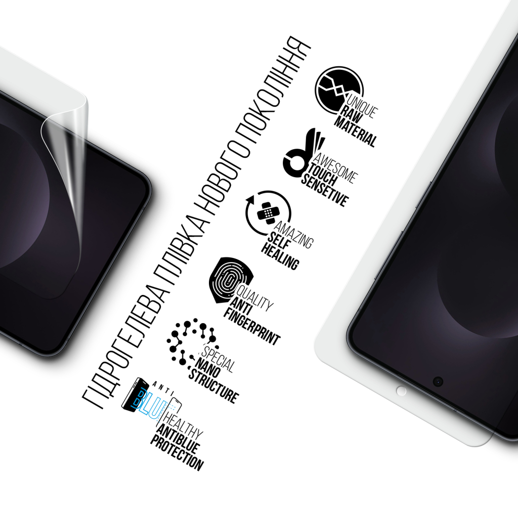 Плівка захисна Armorstandart hydrogel Anti-Blue Samsung S25 Edge 5G (SM-S937) (ARM83268) - зображення 2