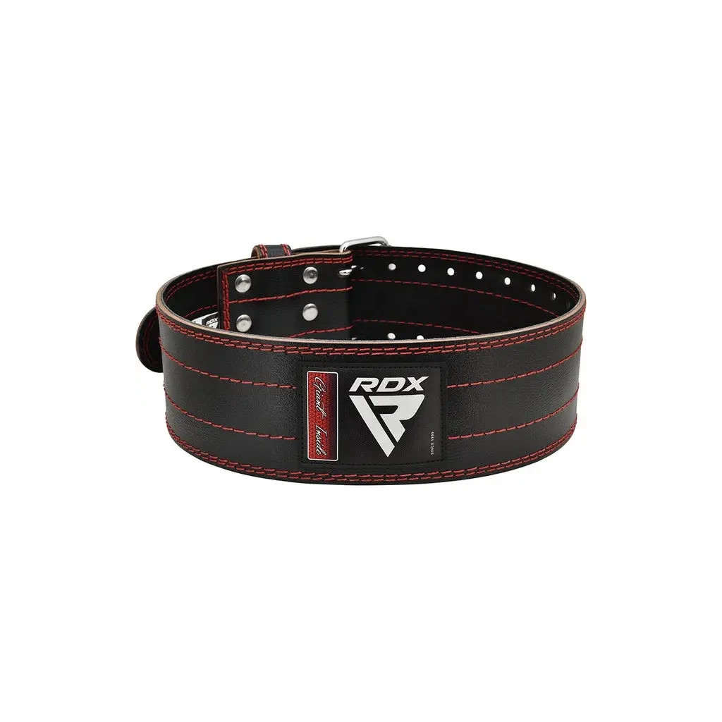 Атлетичний пояс RDX для пауерліфтингу RD1 шкіряний Red XL (WPB-RD1R-XL) - зображення 1