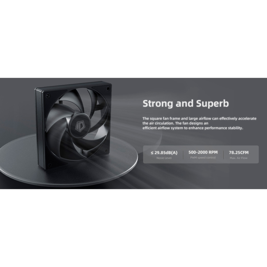 Кулер до корпусу ID-Cooling AF-125-K TRIO - зображення 10